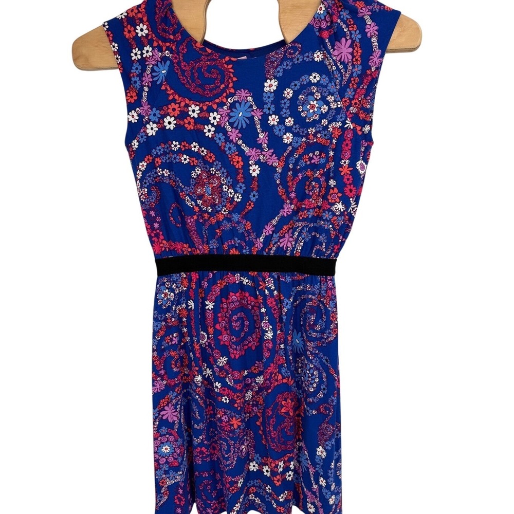 Lilly Pulitzer Dress Mini Short‎ Sleeve Safety Print Laney blue NWT Sz L